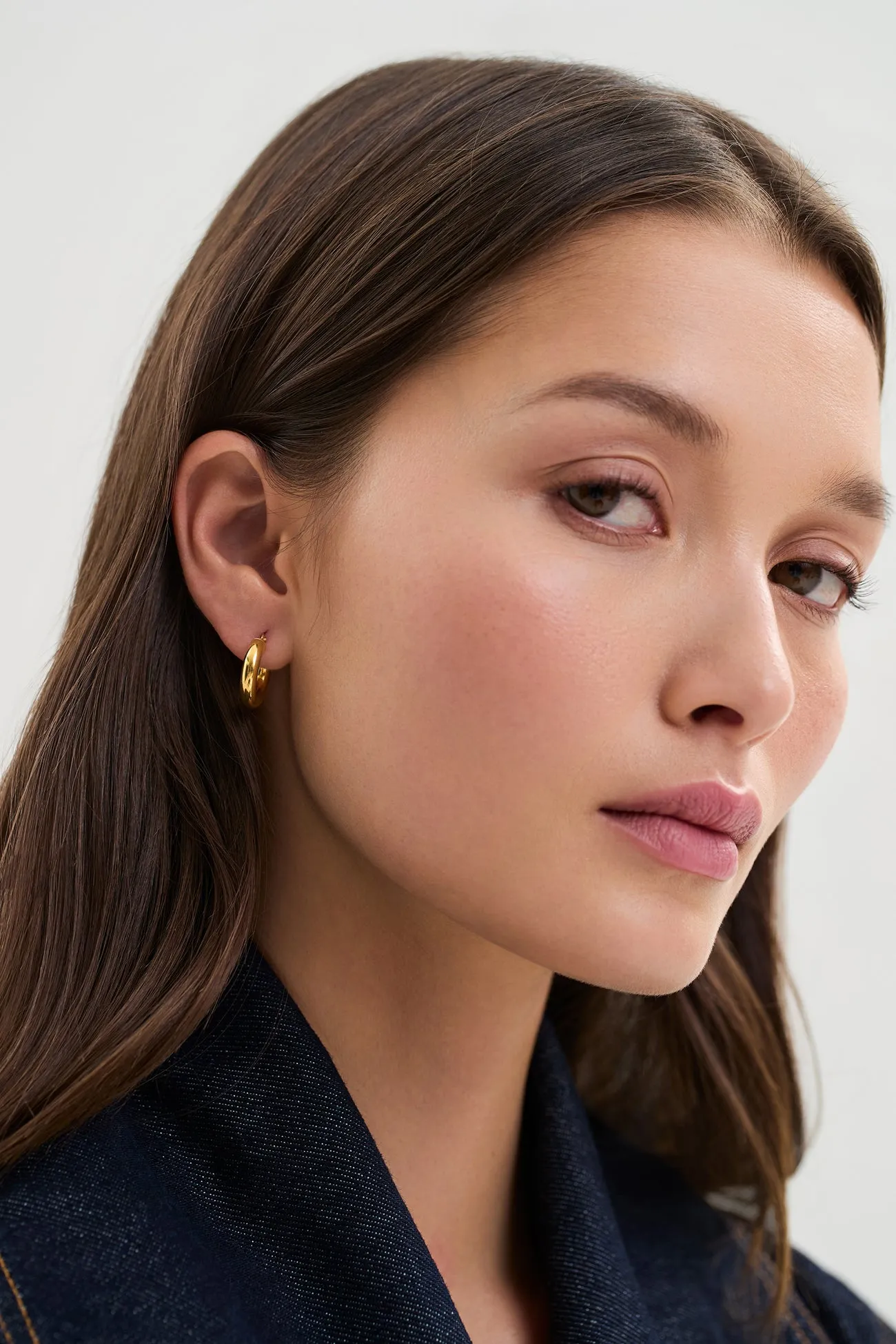 14k Gold Bella Bold Hoops