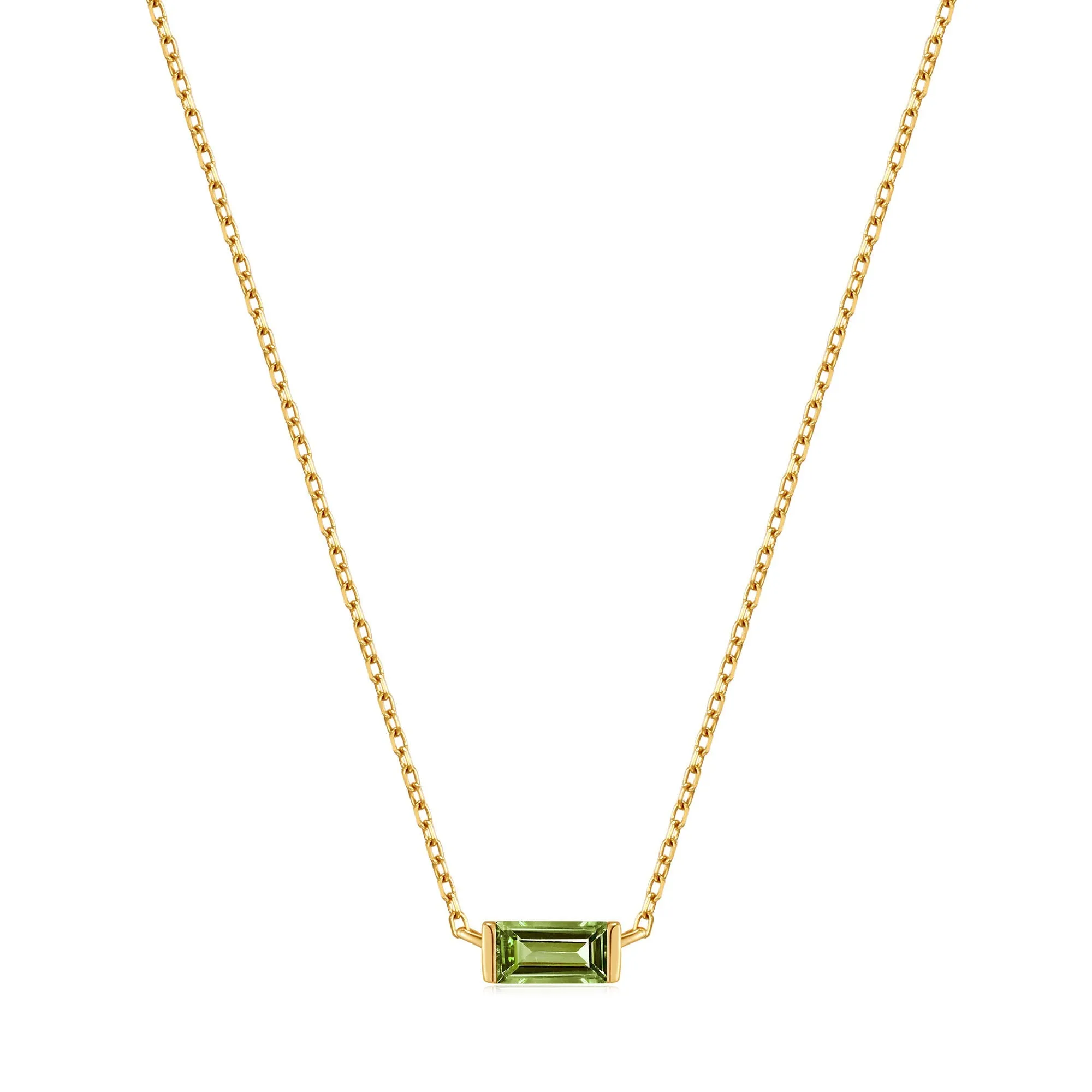 14kt Gold Tourmaline Necklace