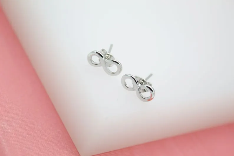 18K Gold Filled Infinity Earrings (L37)