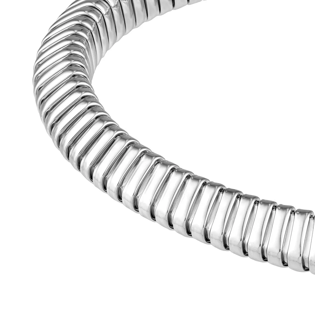 6mm Sterling Silver Tubogas Open Bangle