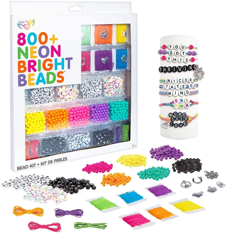 800  Neon Bright Bead Kit