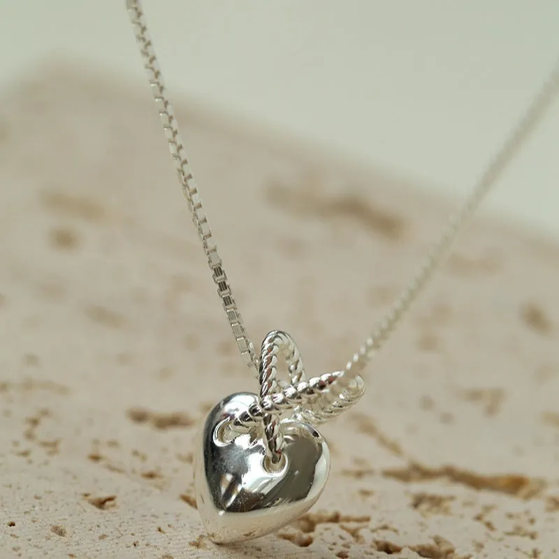 925 Silver Heart Pendant Necklace