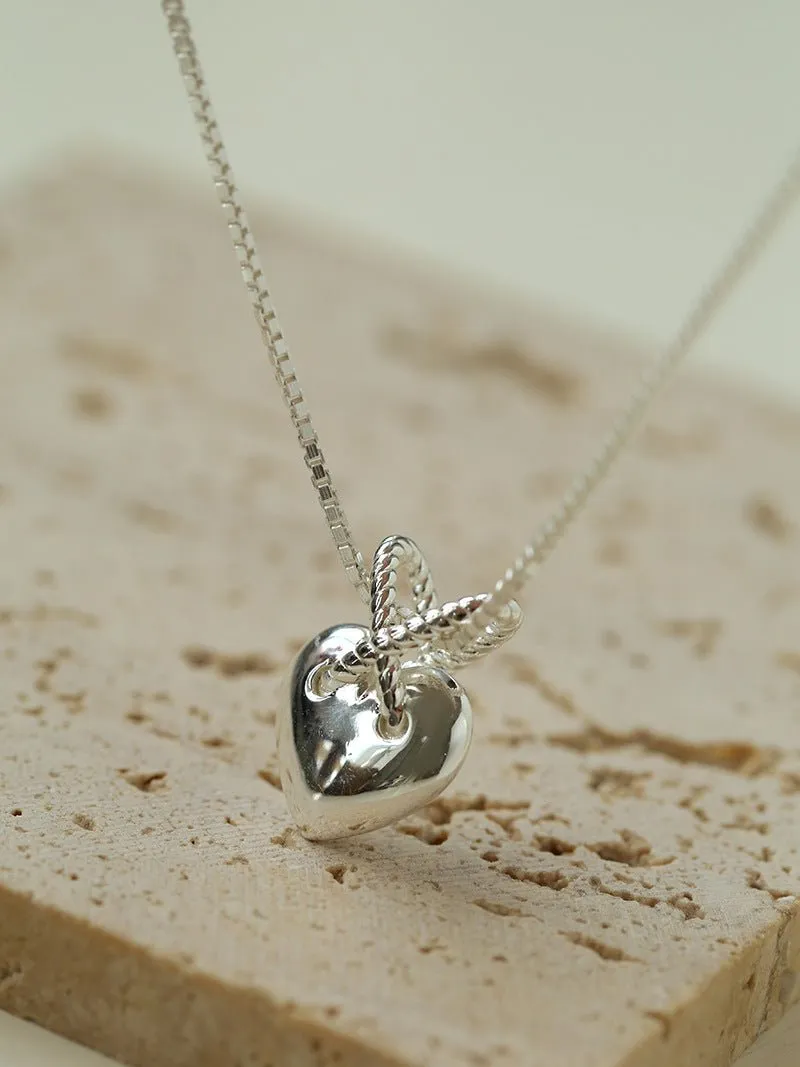 925 Silver Heart Pendant Necklace