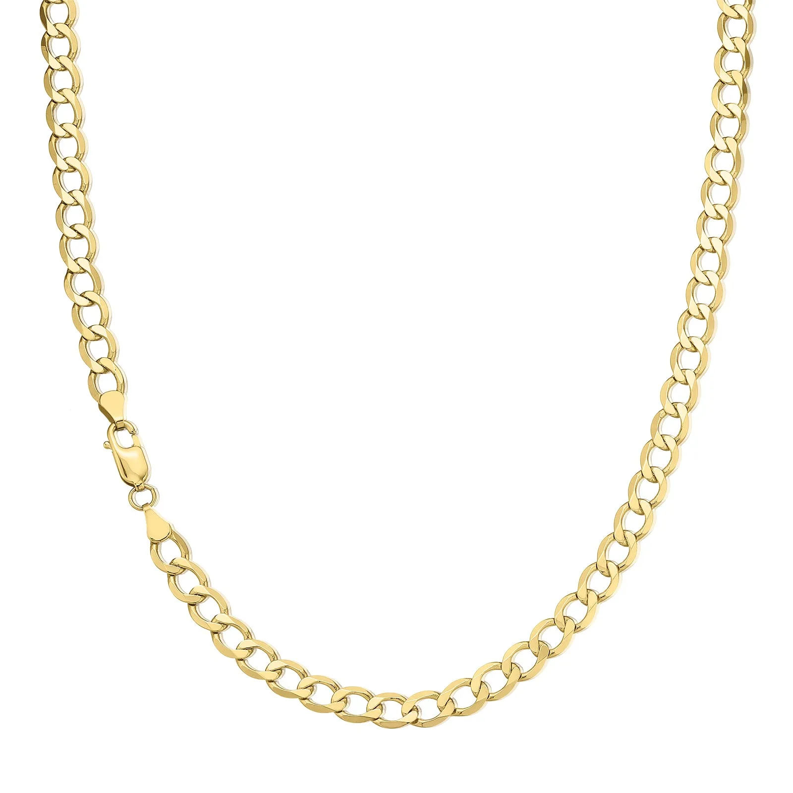 9ct Yellow Gold 55cm Long Curb 150 Gauge Chain