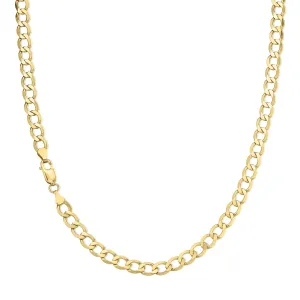 9ct Yellow Gold 55cm Long Curb 150 Gauge Chain