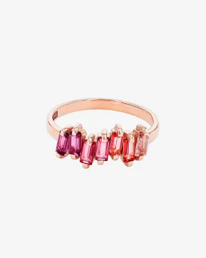 Amalfi Red Ombre Half Band