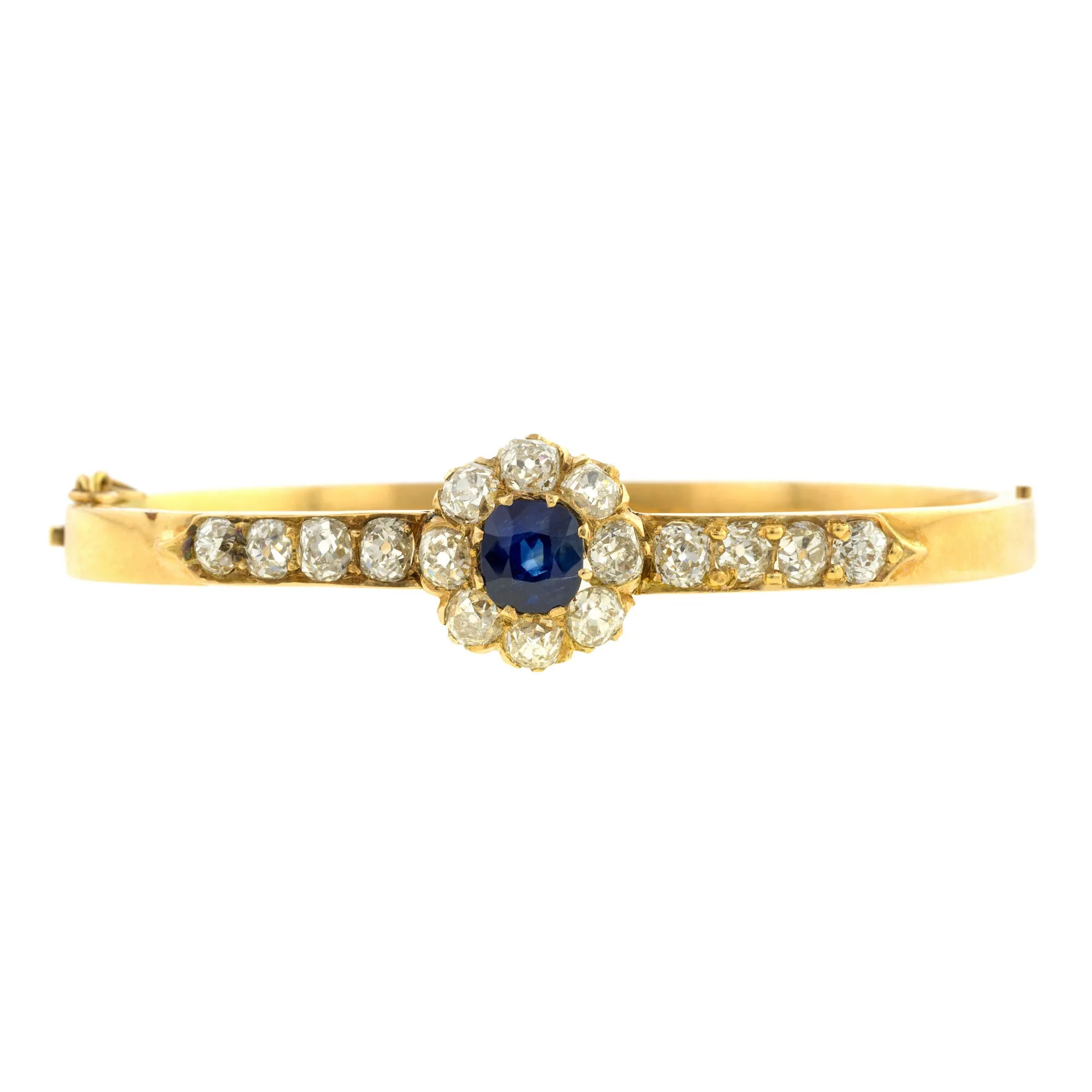 Antique Sapphire & Diamond Bracelet