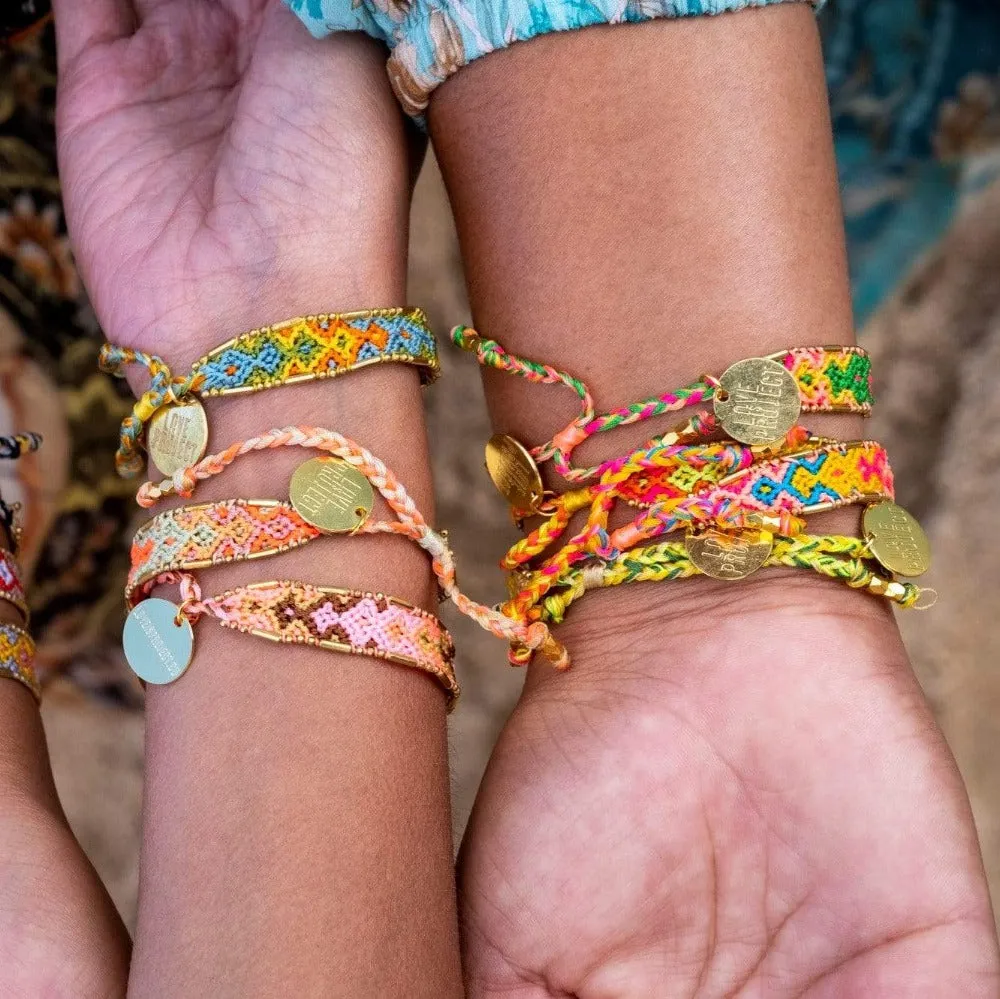 Bali Friendship Bracelet - Jungle Bloom