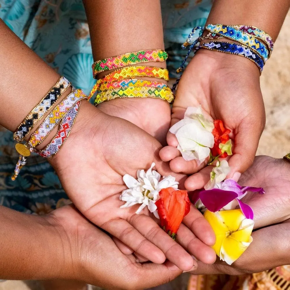 Bali Friendship Bracelet - Jungle Bloom