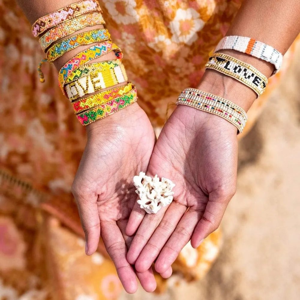 Bali Friendship Bracelet - Jungle Bloom