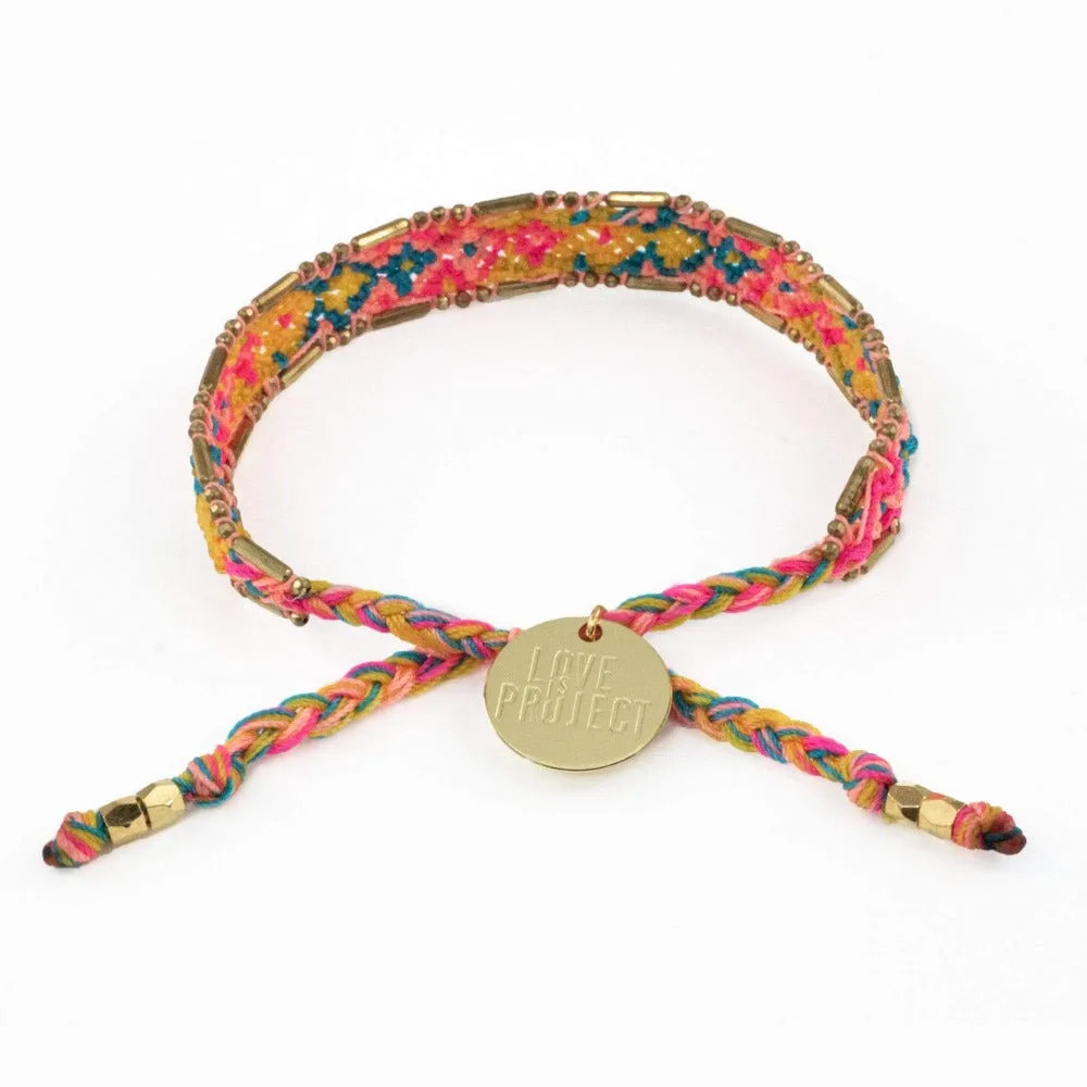 Bali Friendship Bracelet - Jungle Bloom