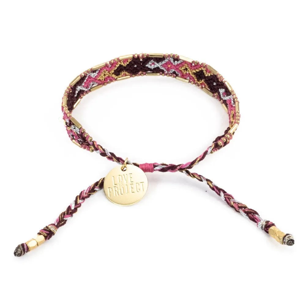 Bali Metallic Friendship Bracelet - Glow Magma