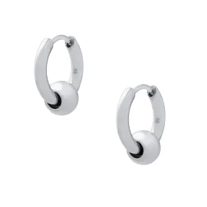 Ball Hoop Earrings