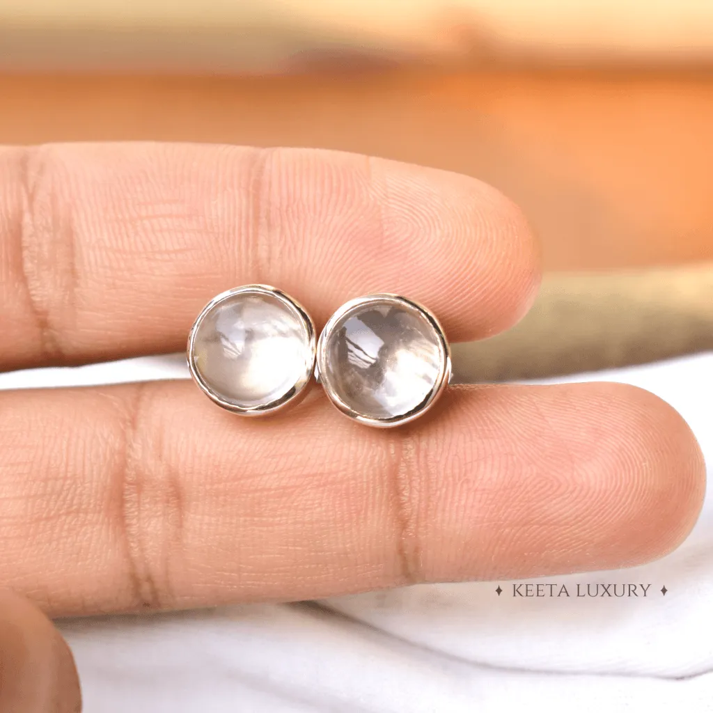 Basic - Rose Quartz Studs