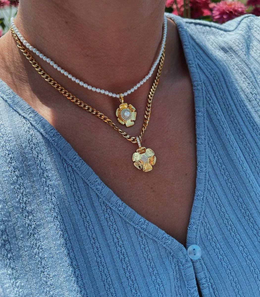 Beau Buttercup Daisy Necklace