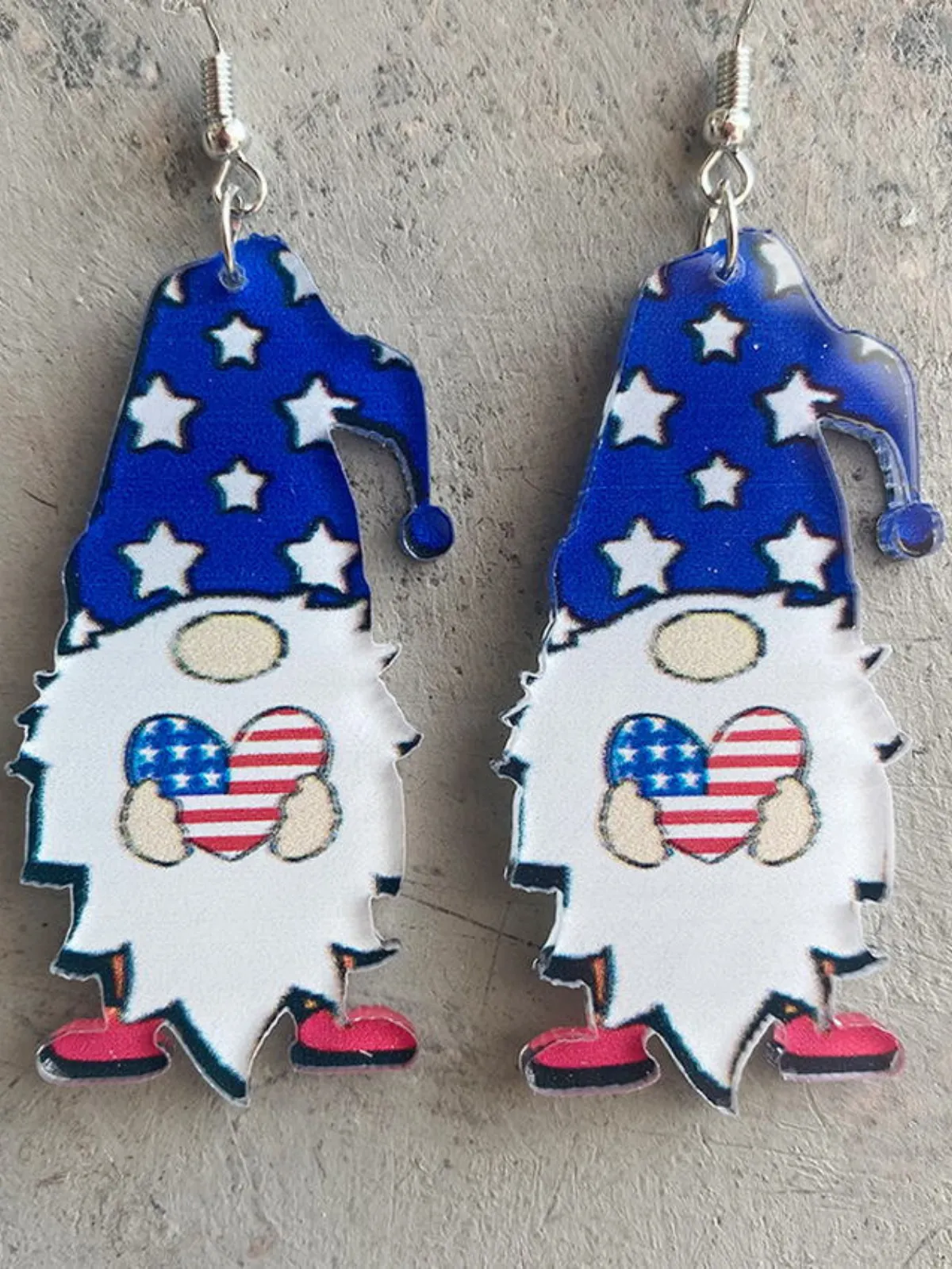 Bold and Brave Patriotic Dangle Earrings