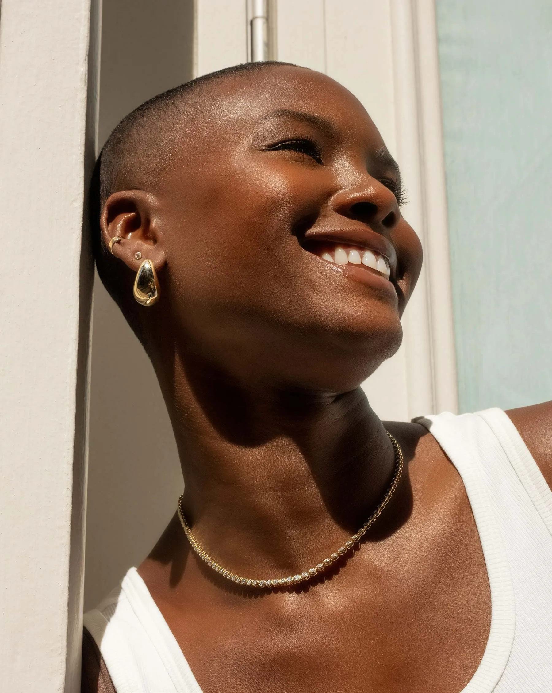 Bold Gold Cloud Earrings