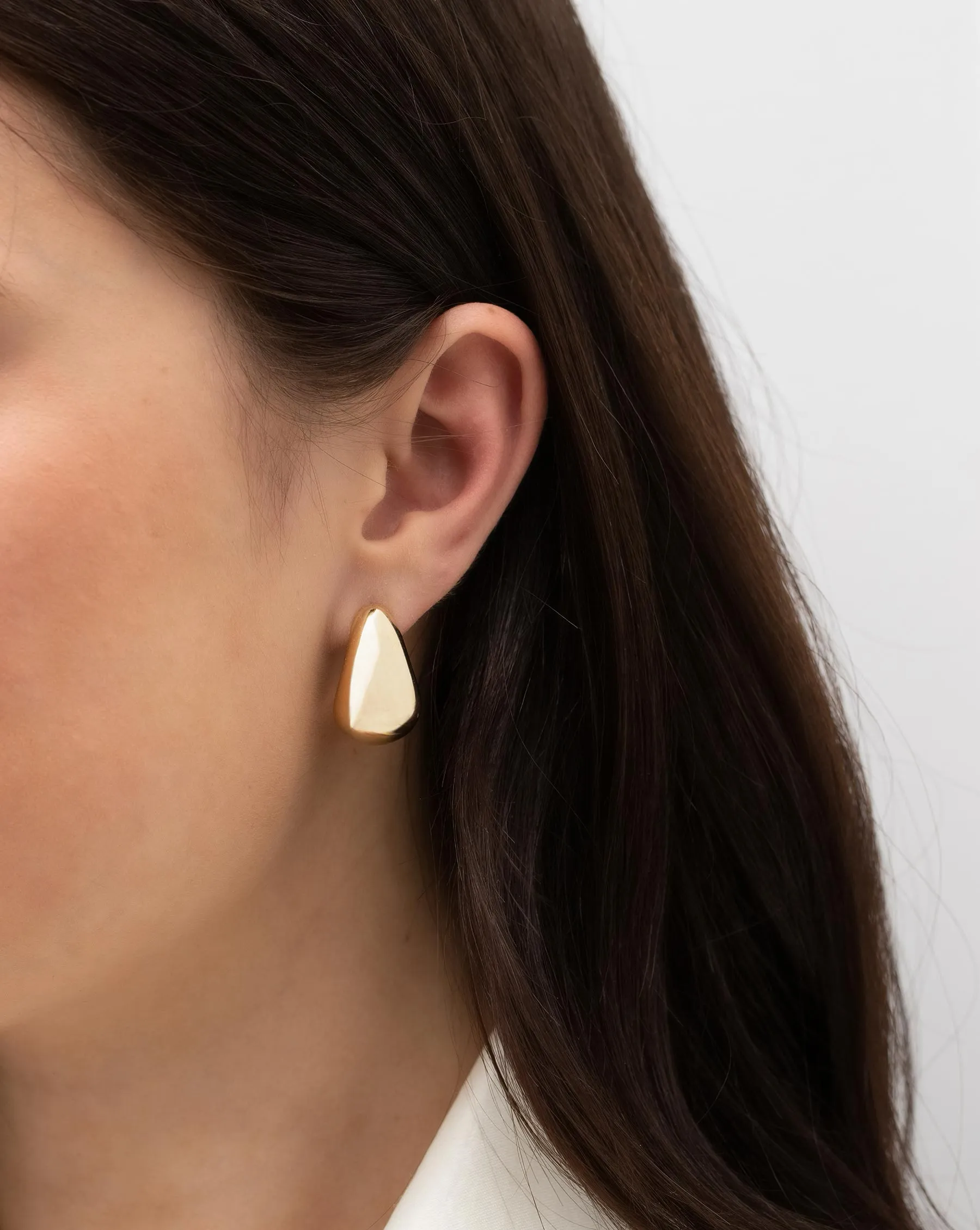 Bold Gold Cloud Earrings