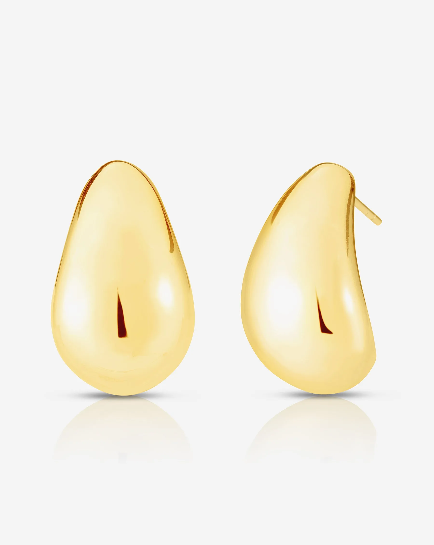 Bold Gold Cloud Earrings