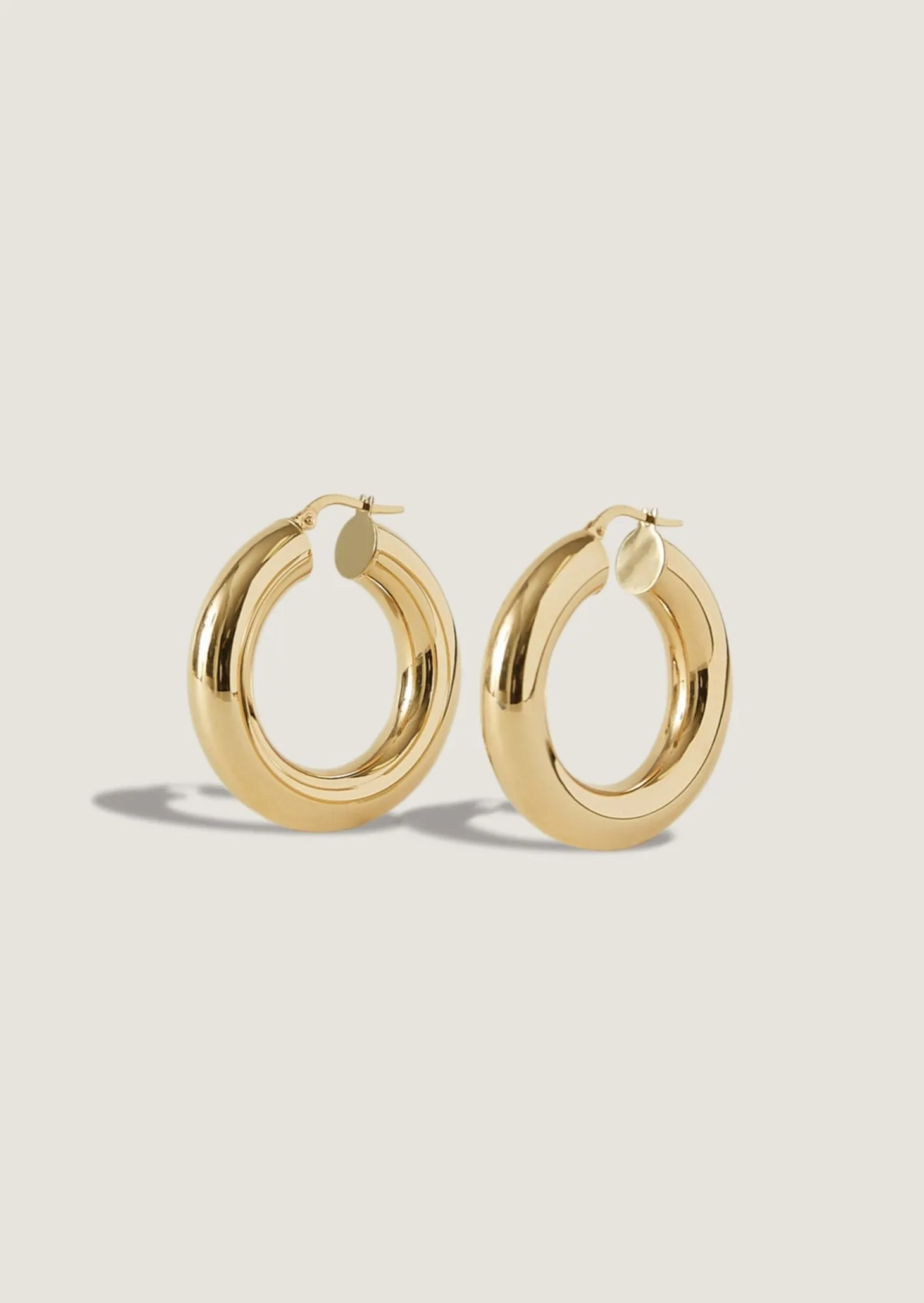 Bold Hoop Earrings Large