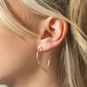 Carlotta CZ Treader Hoop Earrings