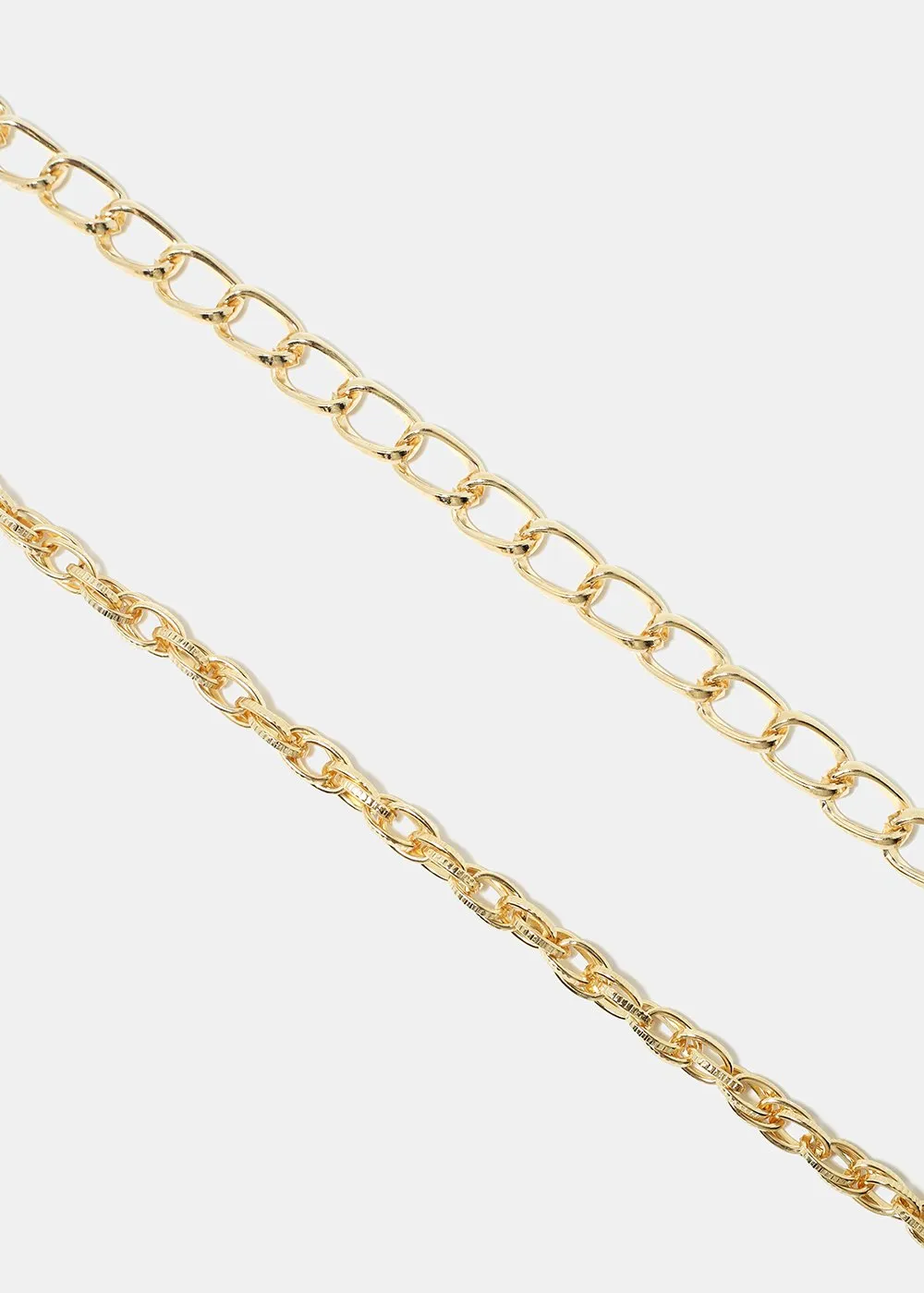 Chain Link Gold Choker Neclace