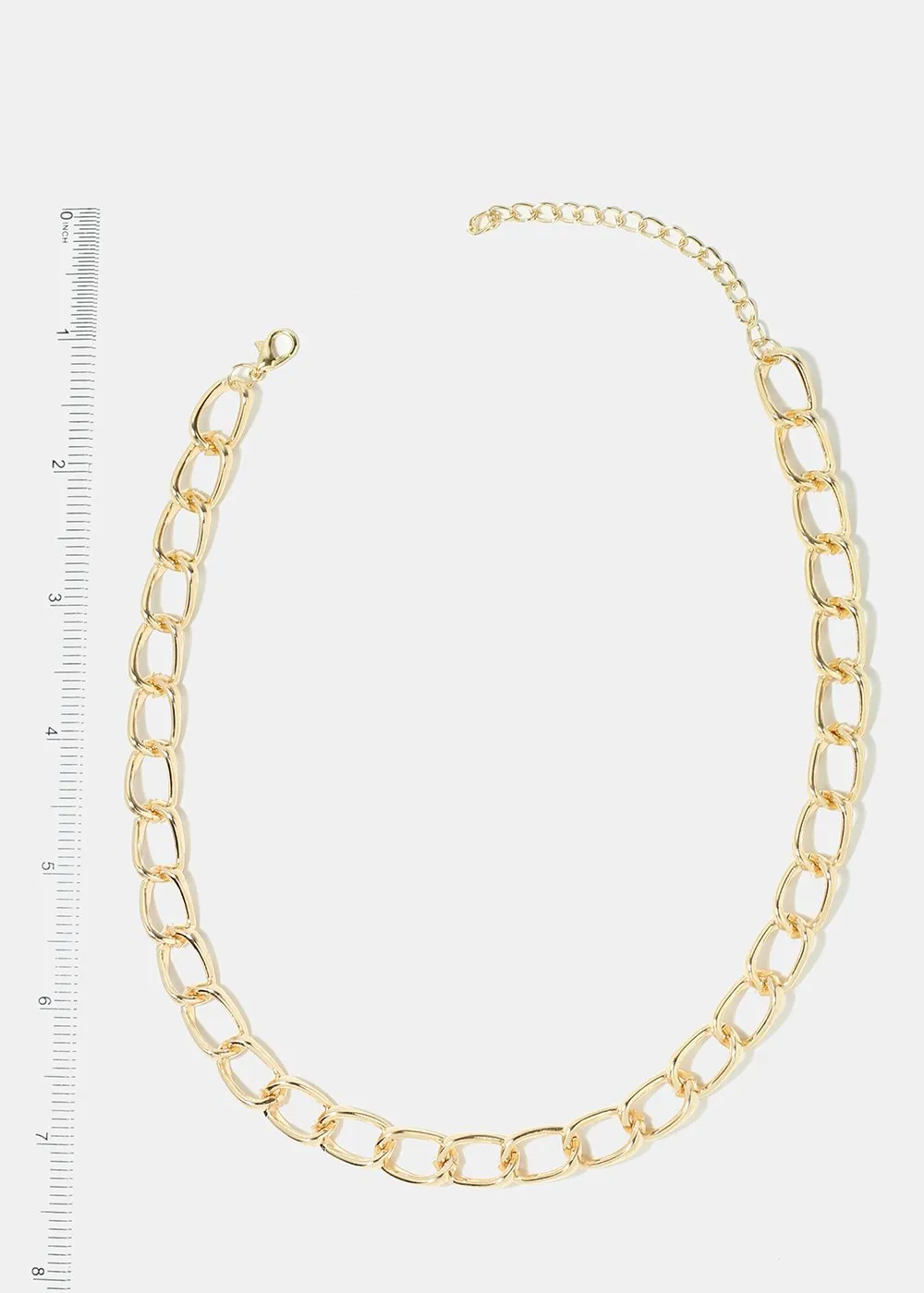 Chain Link Gold Choker Neclace