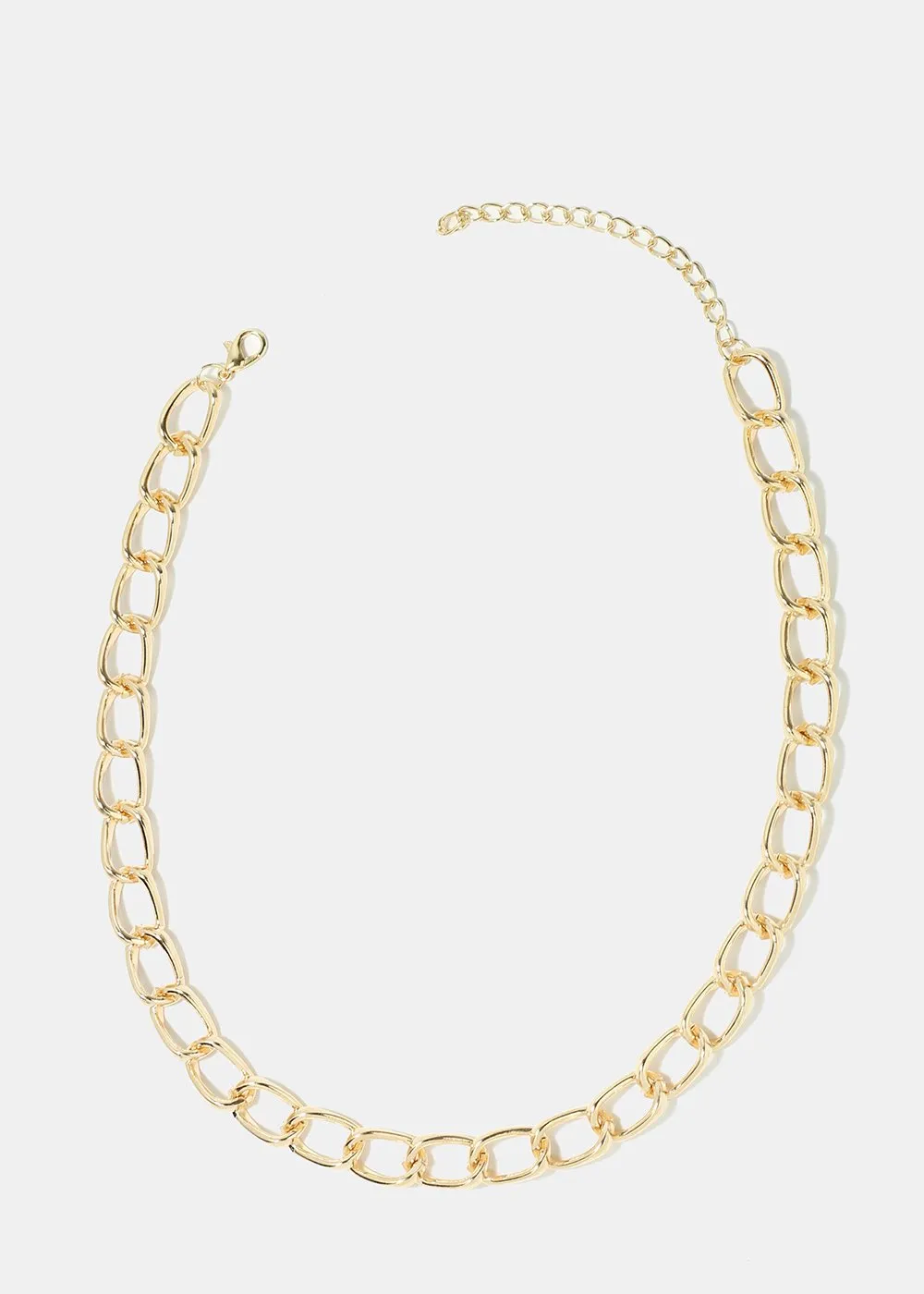 Chain Link Gold Choker Neclace