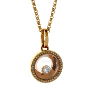 Chopard Happy Diamond Rose Gold Necklace 797811-5001