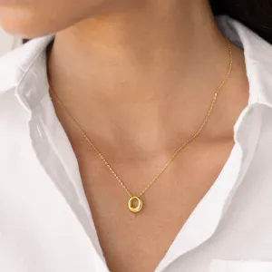 Circle Pendant Necklace - Lilou