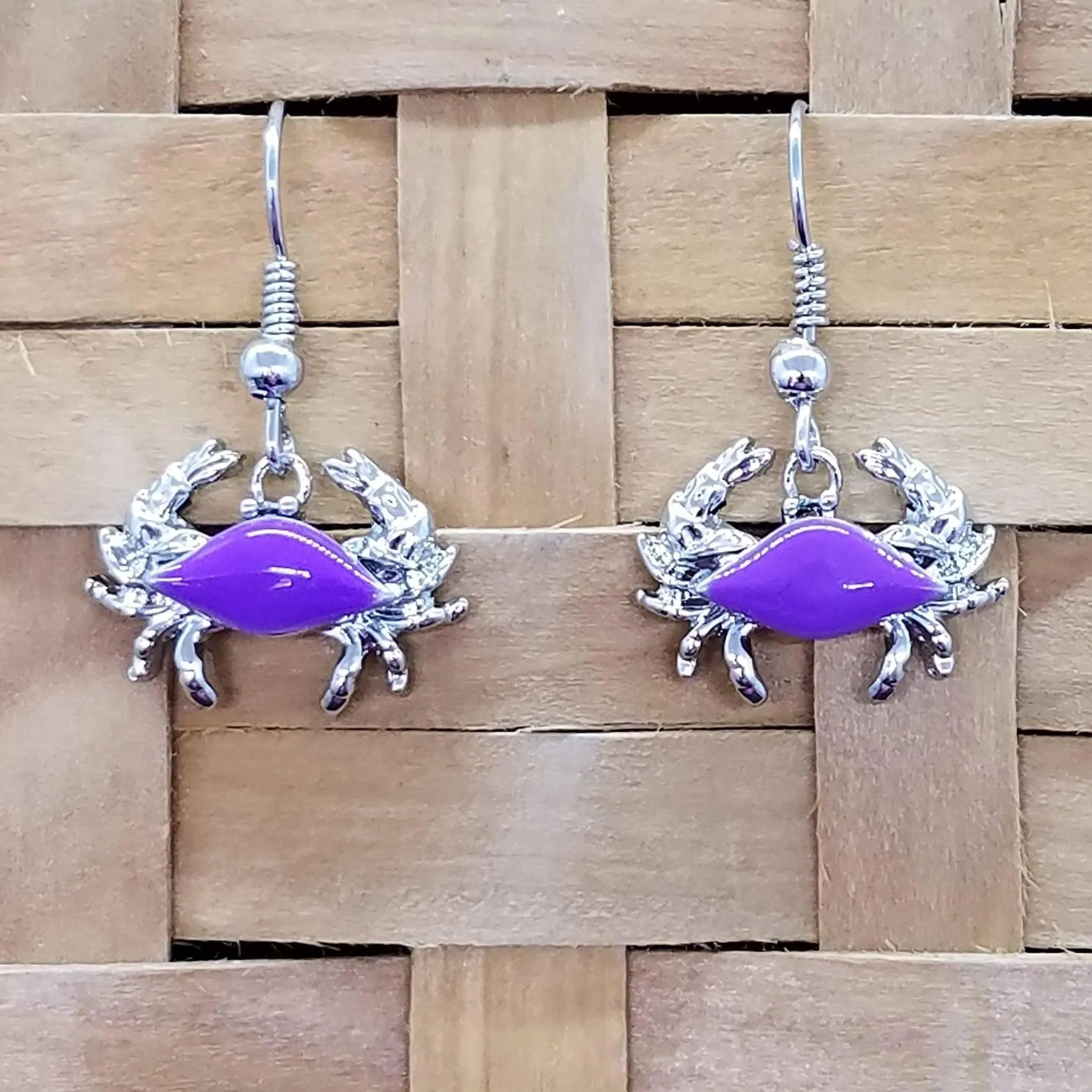 Crab / Dangle Earrings