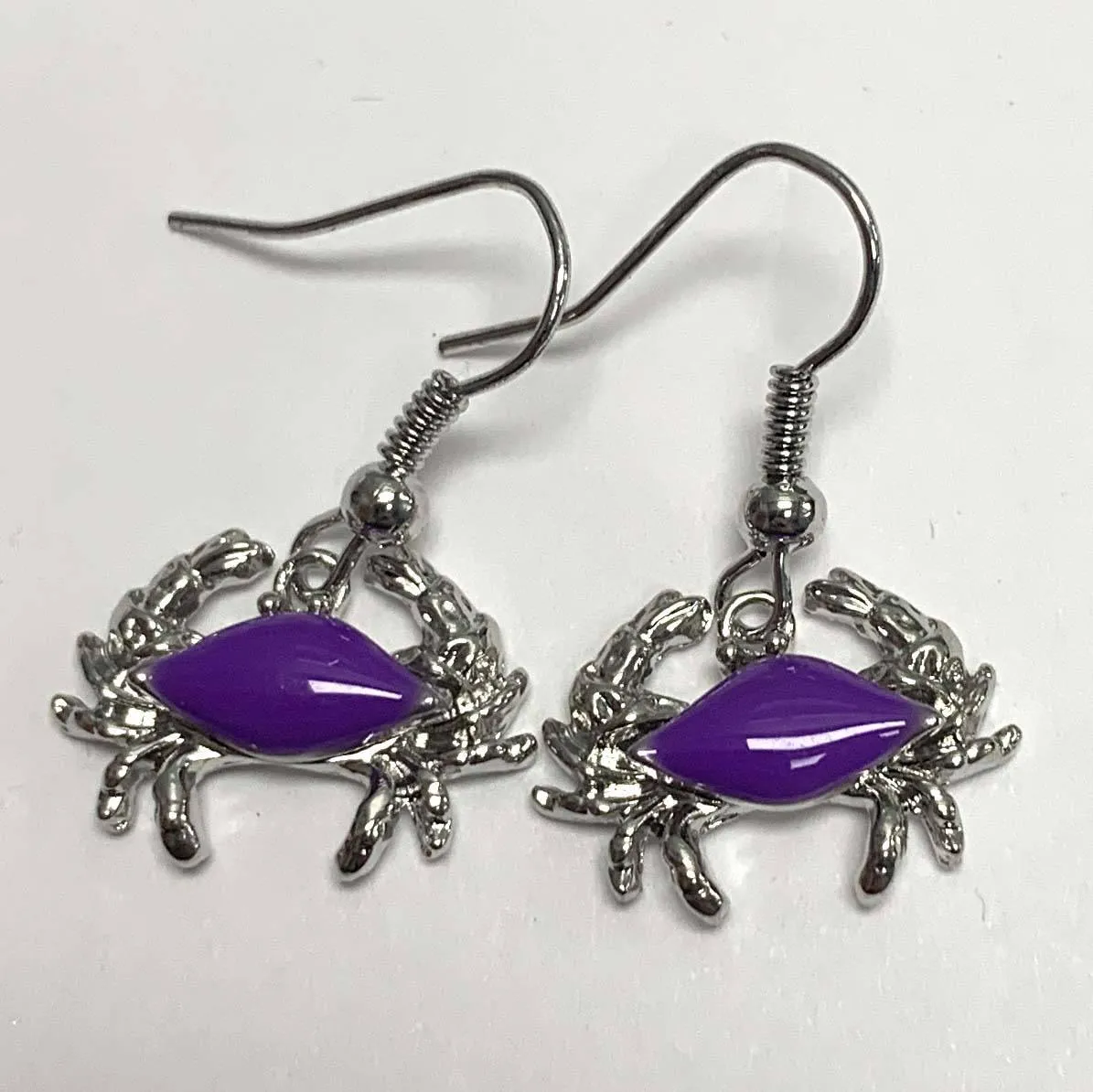 Crab / Dangle Earrings