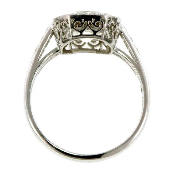 Cushion Halo Ring, Cushion 1.90ct