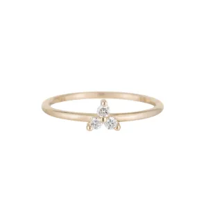 Diamond Triad Ring