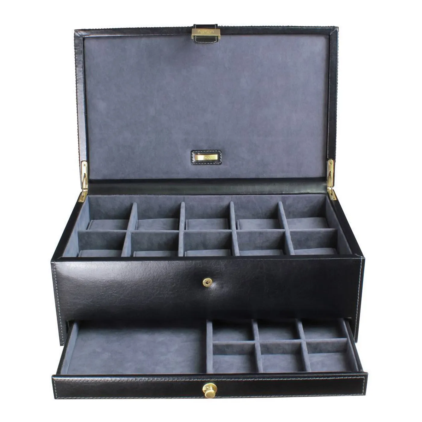 Dulwich Heritage Black 10 Piece Watch Box