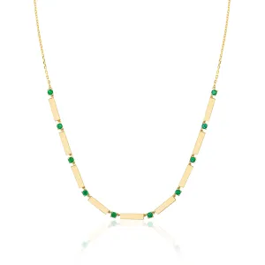 Ember Emerald Necklace