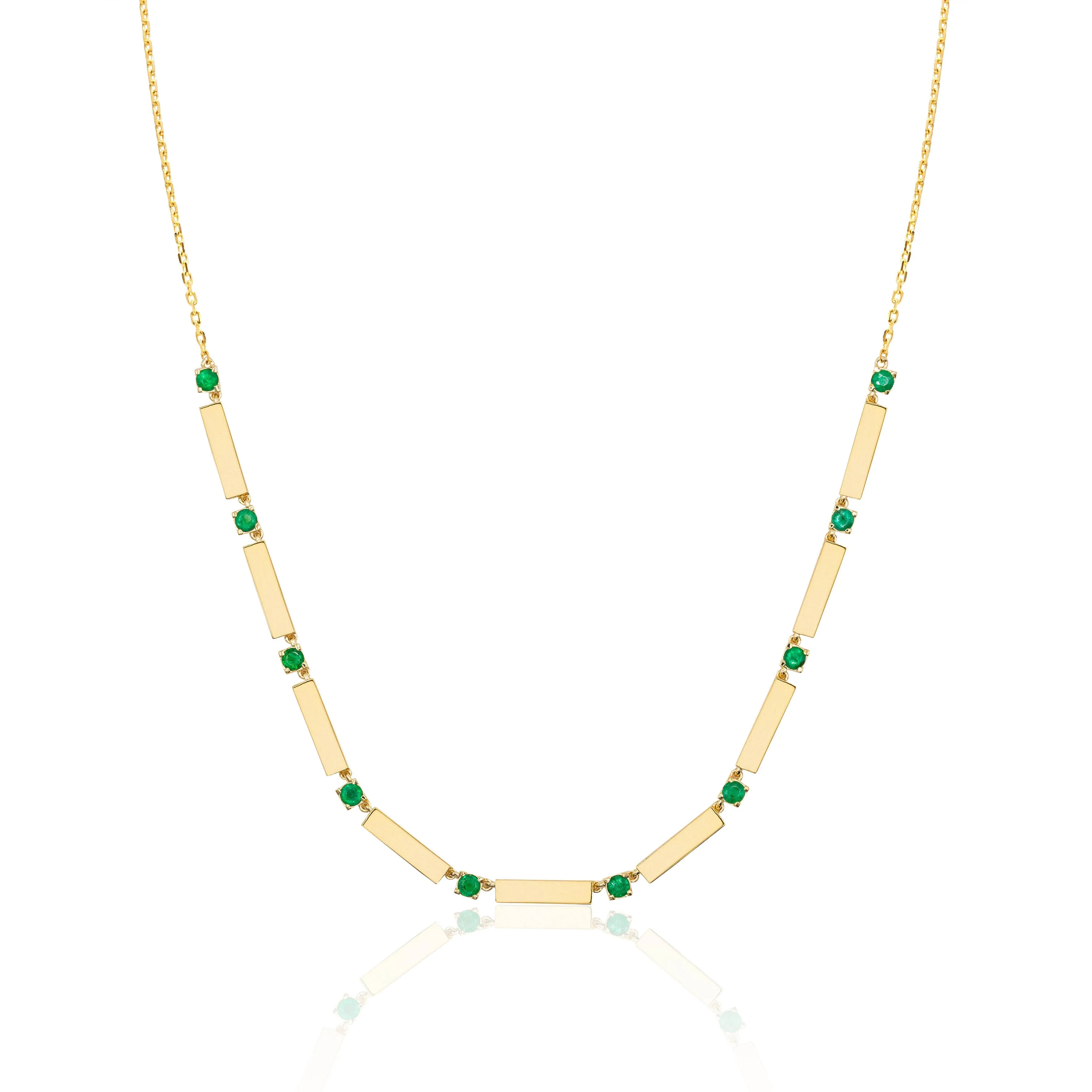 Ember Emerald Necklace