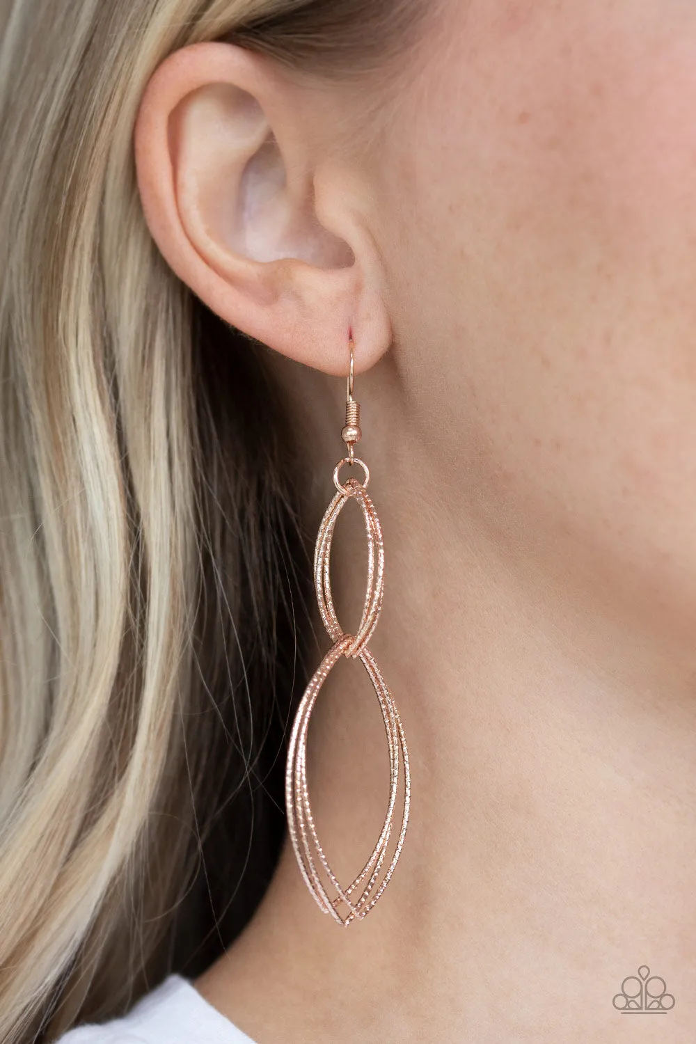 Endless Echo Rose Gold-Earrings