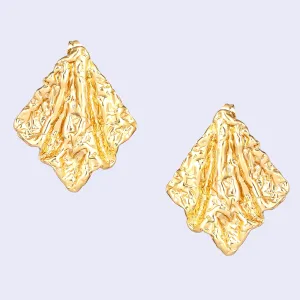 Estele Gold Plated Modern Fashionable & Fancy Demifine Stud Earrings for Girls and women