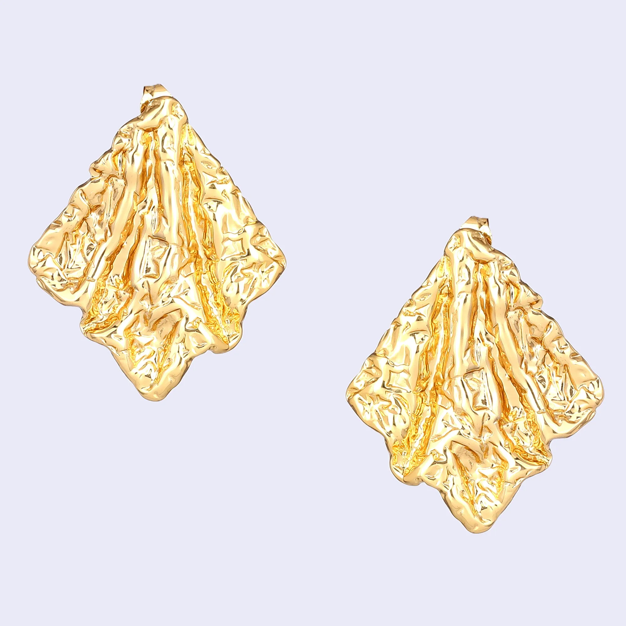 Estele Gold Plated Modern Fashionable & Fancy Demifine Stud Earrings for Girls and women