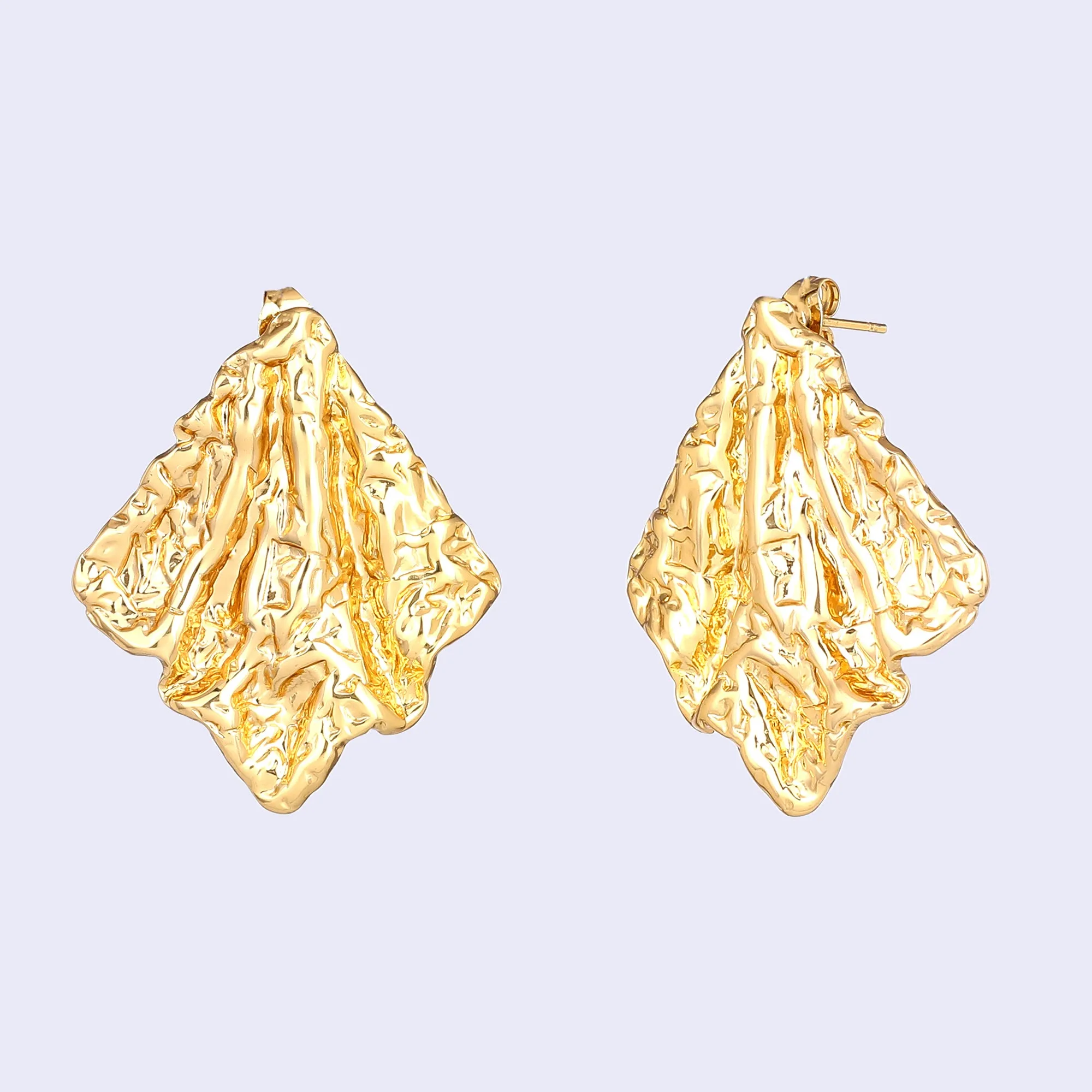 Estele Gold Plated Modern Fashionable & Fancy Demifine Stud Earrings for Girls and women