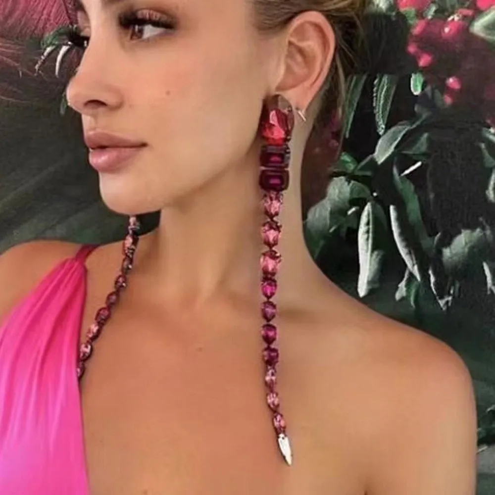 Extremely Long Earrings For Women