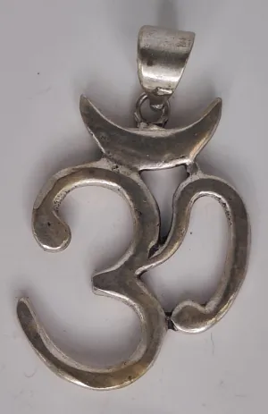 Forged Om Kala Pendant