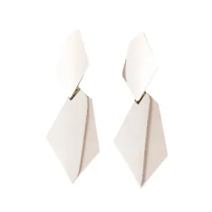 Futuristic Metal Statement Earrings - Vienna Verve Collection