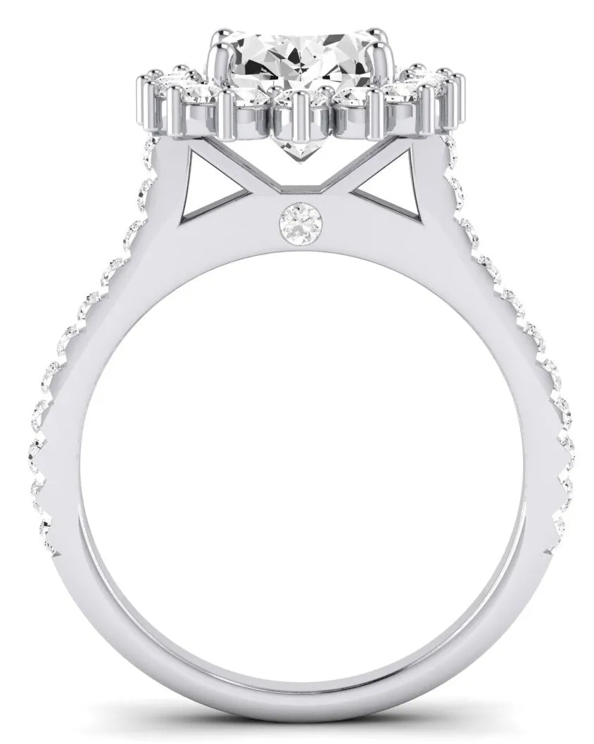 Gazania - Oval Lab Diamond Engagement Ring (IGI Certified)