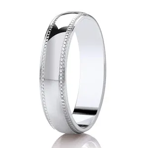 Gents DC116 Diamond Cut Wedding Ring