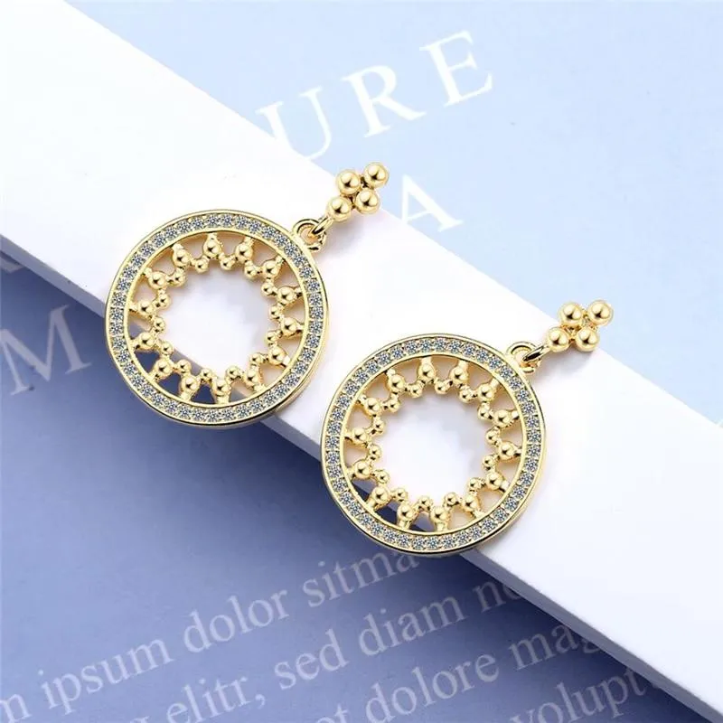 Geometric Circle Fashionable Women Earrings Fashion Women Dangle Earrings