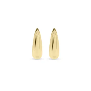 Gold Bold Huggie Earrings