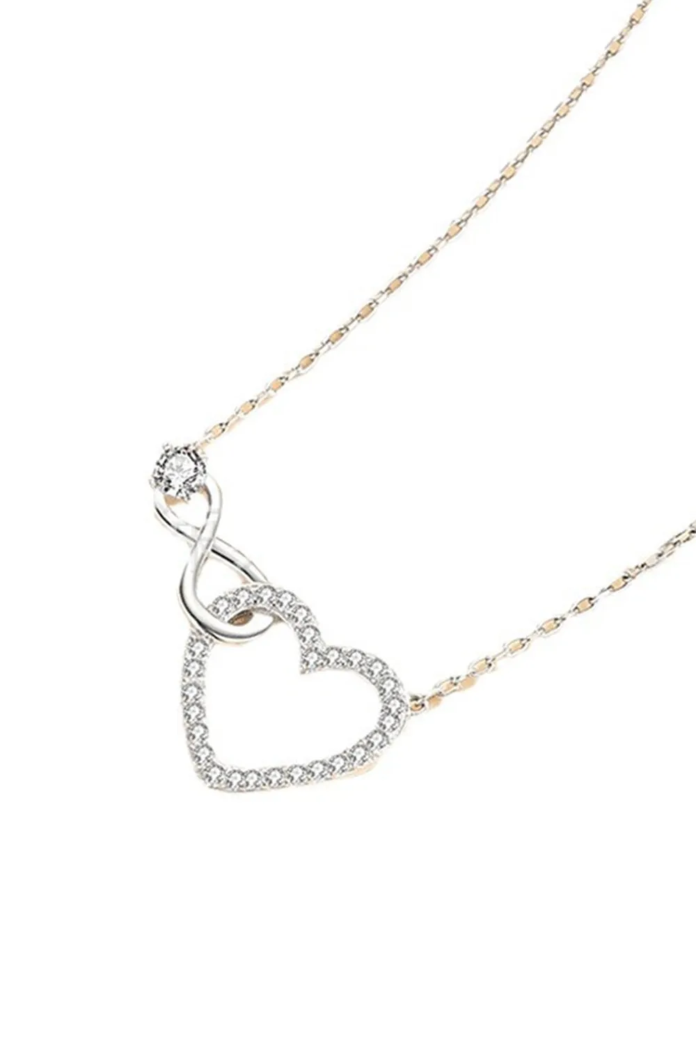 Heart Knot Pendant Necklace