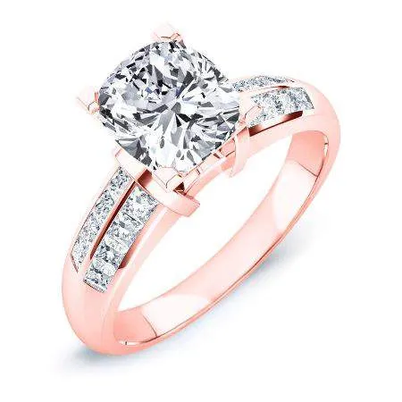 Heather - GIA Natural Cushion Diamond Engagement Ring